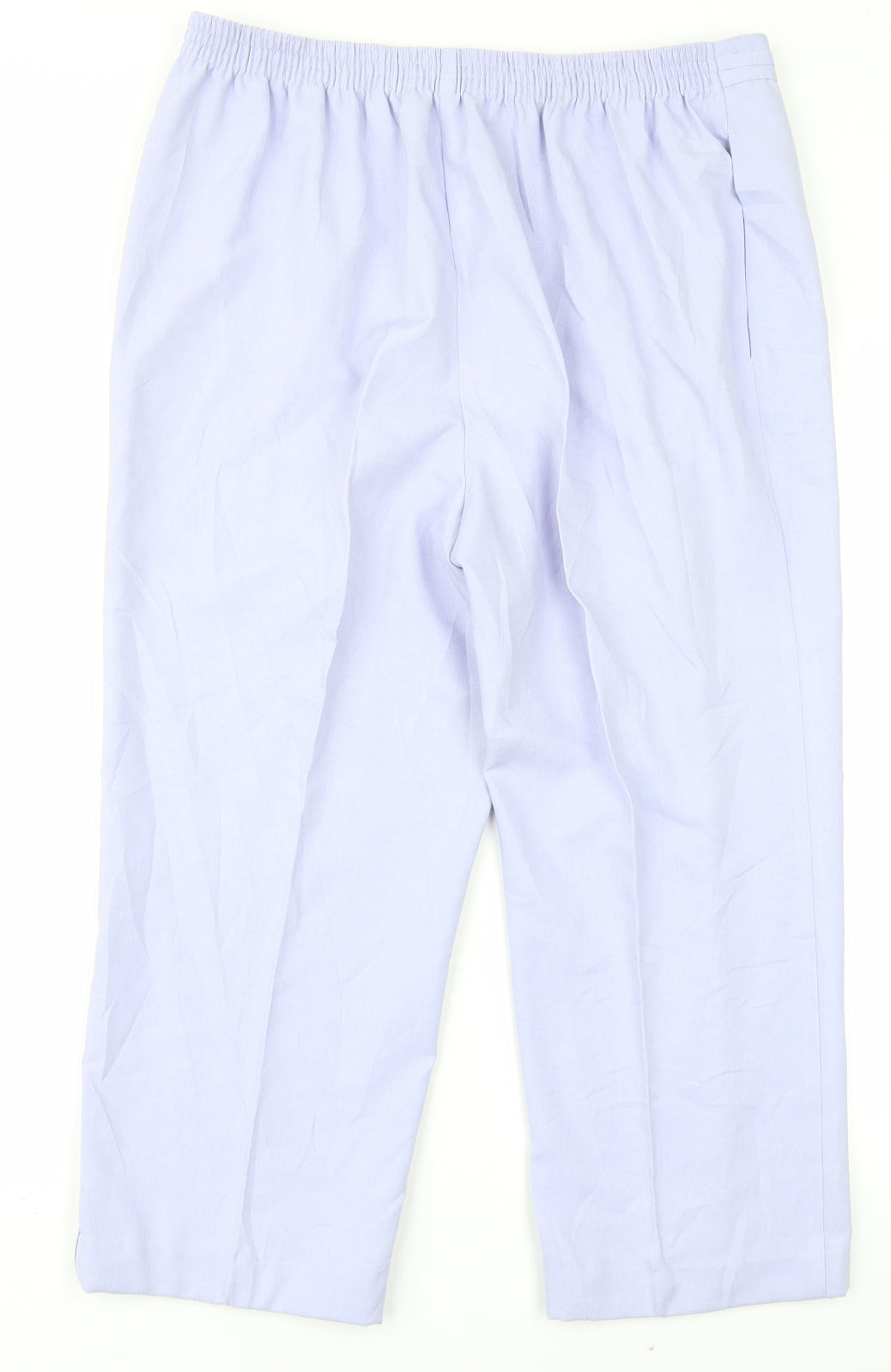 Marks & Spencers Womens Purple   Trousers  Size 18 L22 in