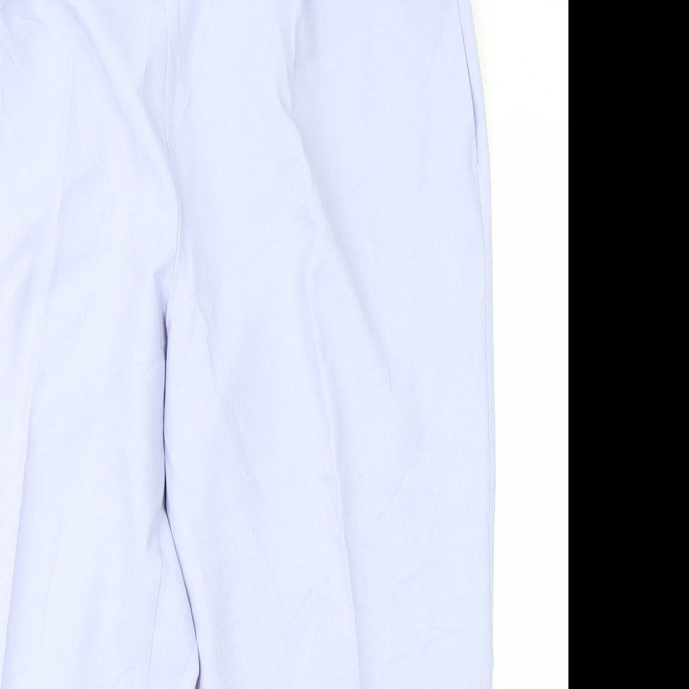 Marks & Spencers Womens Purple   Trousers  Size 18 L22 in