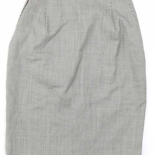 Gallara Womens Black Check  Straight & Pencil Skirt Size 30 in