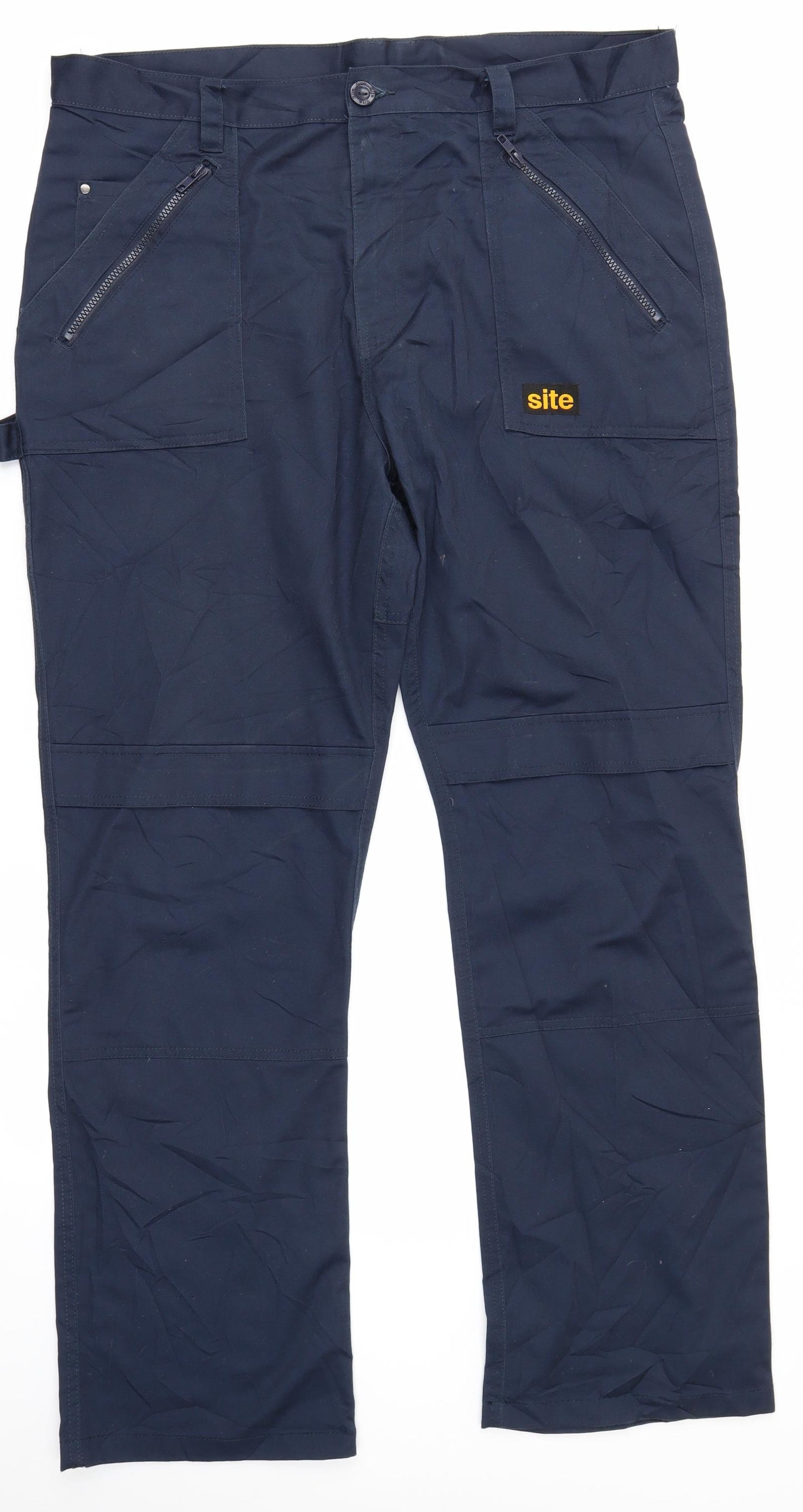 Site Mens Blue   Carpenter Trousers Size 38 in L32 in
