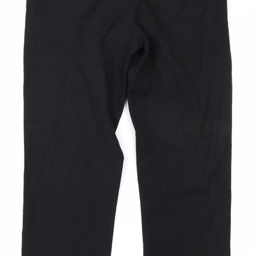 Preworn Womens Black   Trousers  Size 30 in L27 in