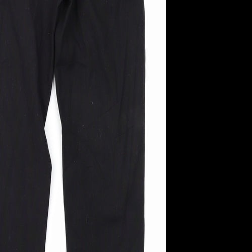 Preworn Womens Black   Trousers  Size 30 in L27 in