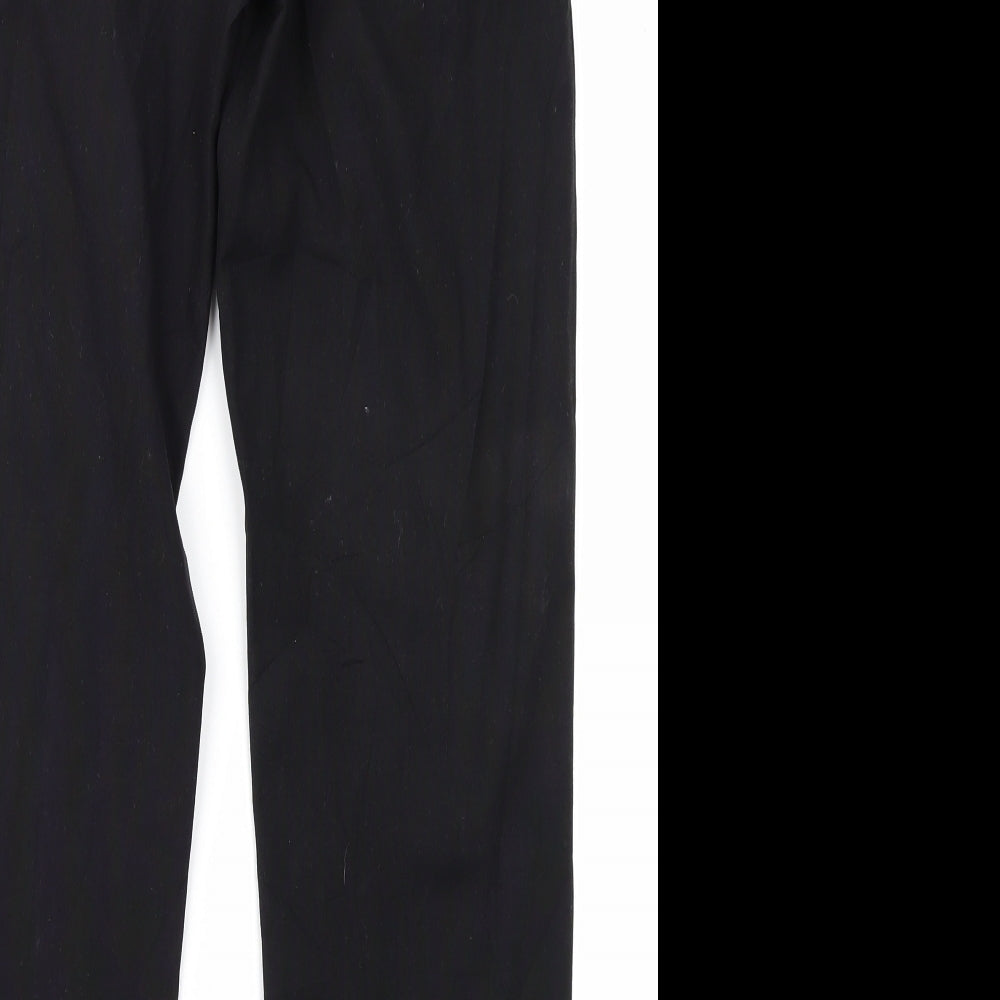 Preworn Womens Black   Trousers  Size 30 in L27 in