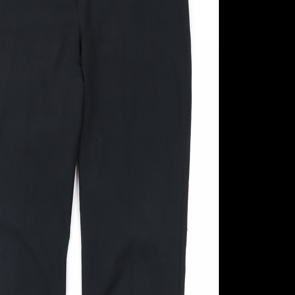W Womens Black   Trousers  Size 14 L29 in
