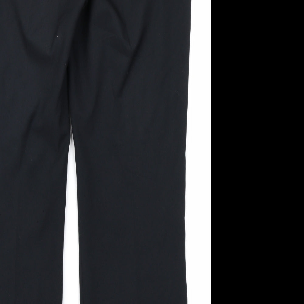 W Womens Black   Trousers  Size 14 L29 in