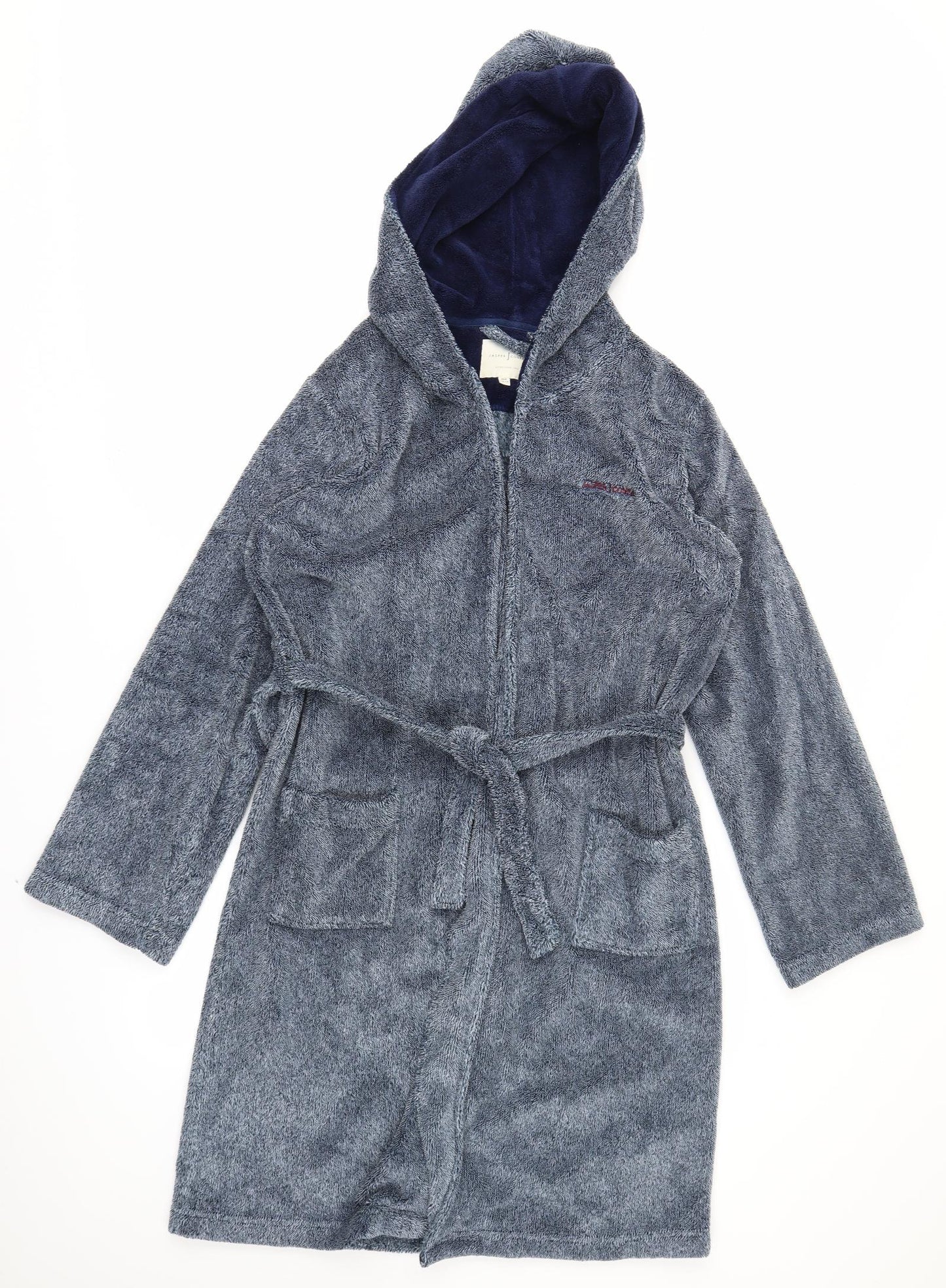 Jasper Conran Boys Blue Solid Fleece  Robe Size 13-14 Years