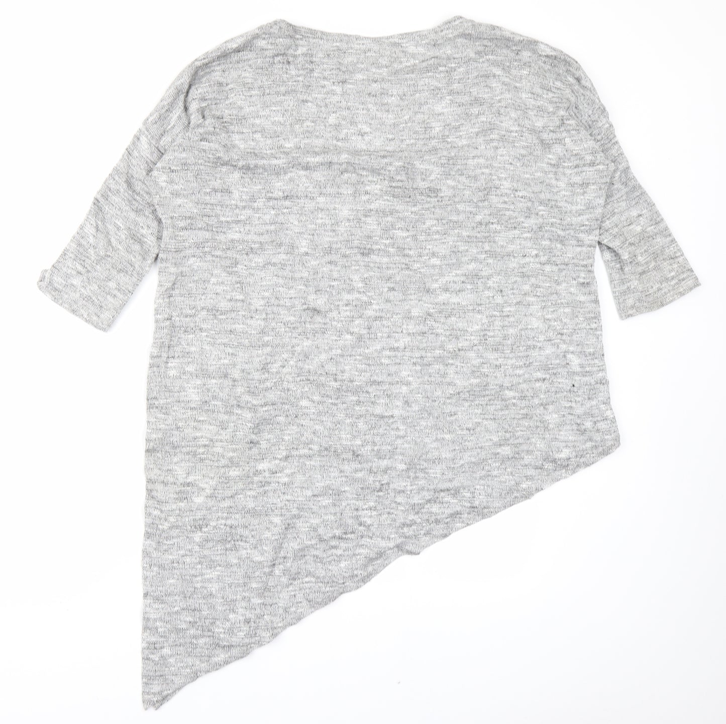 Wallis Womens Grey   Basic T-Shirt Size M