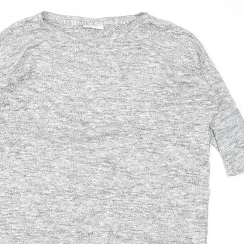 Wallis Womens Grey   Basic T-Shirt Size M