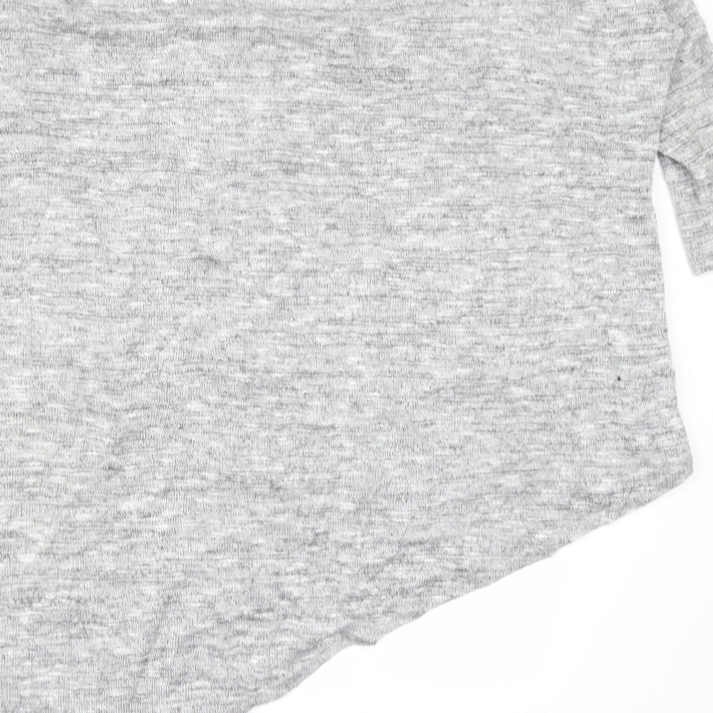 Wallis Womens Grey   Basic T-Shirt Size M