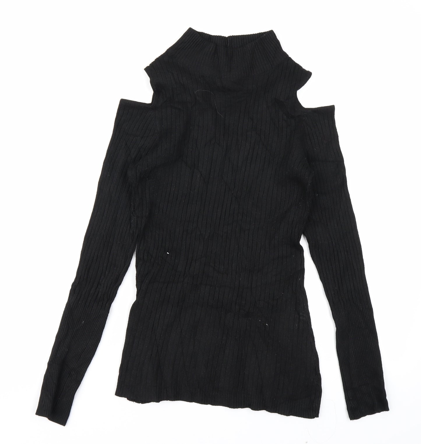 Preworn Womens Black   Pullover Jumper Size M