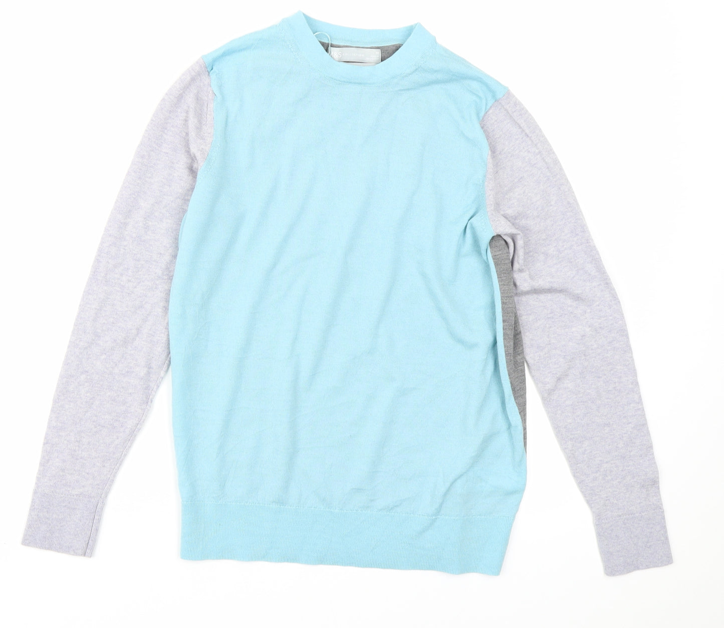 M&S Collection Womens Blue   Pullover Jumper Size 10