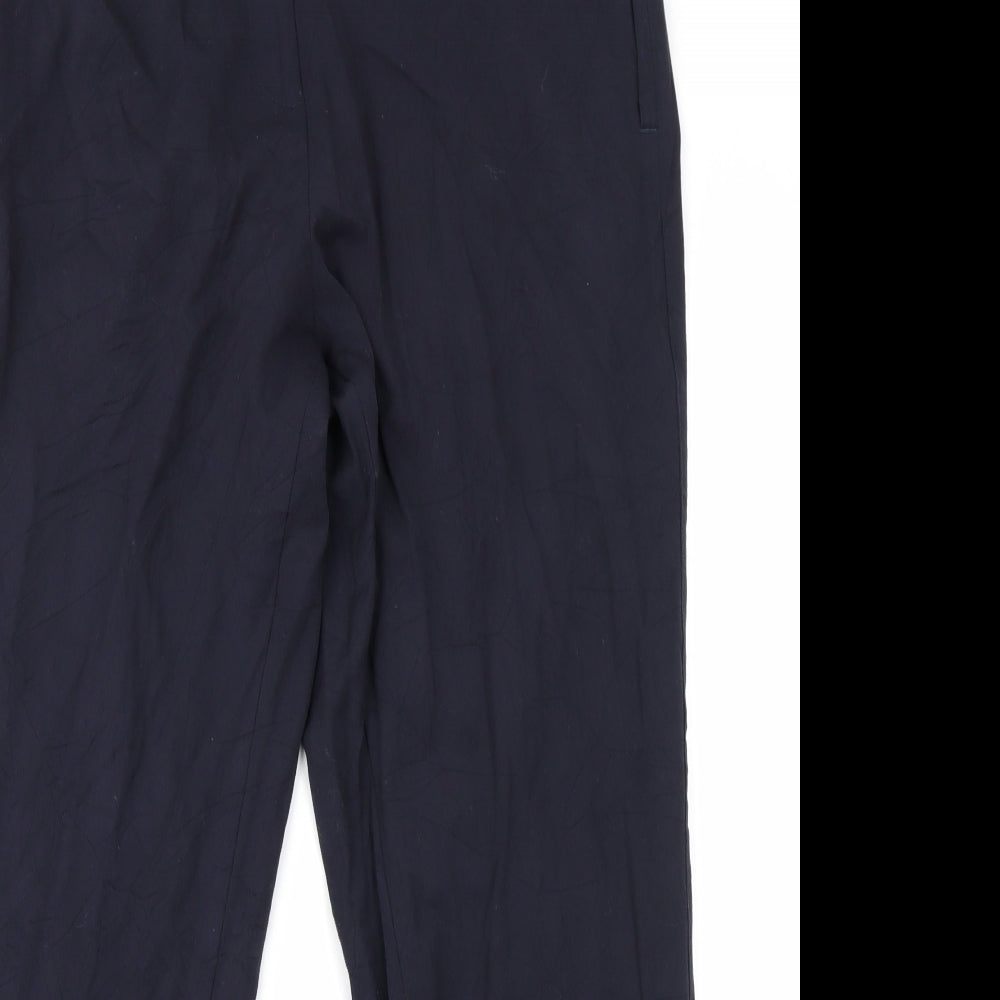 M&S Collection Womens Blue   Trousers  Size 18 L27 in