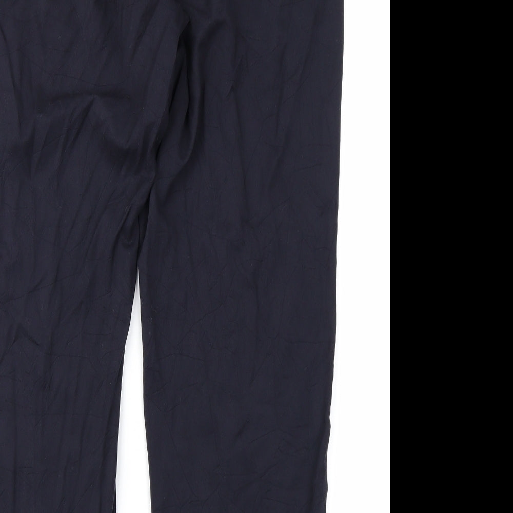 M&S Collection Womens Blue   Trousers  Size 18 L27 in
