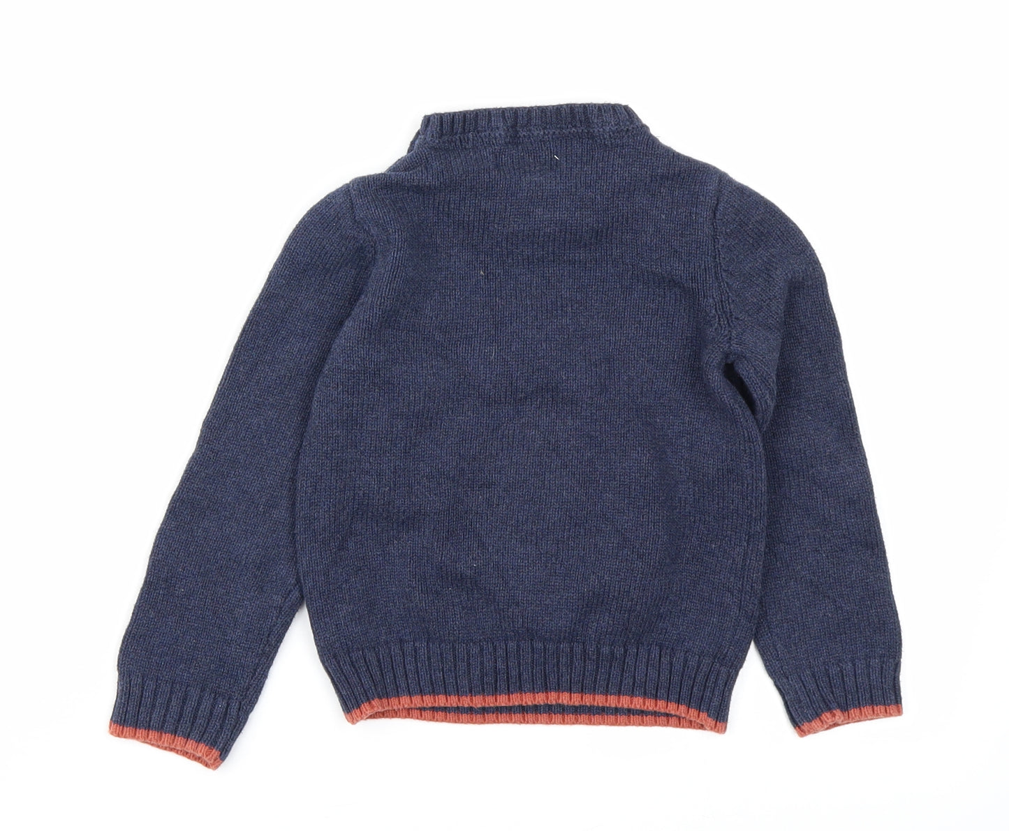 Ministry of Rascals Boys Blue   Pullover Jumper Size 2-3 Years