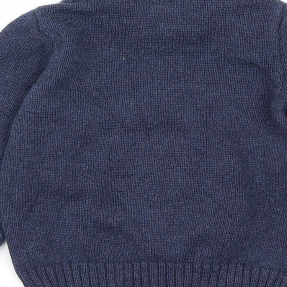 Ministry of Rascals Boys Blue   Pullover Jumper Size 2-3 Years