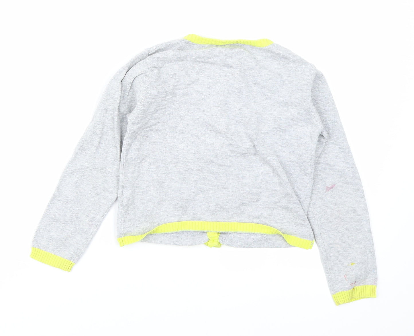 Emma Bunton Girls Girls Grey   Cardigan Jumper Size 6-7 Years