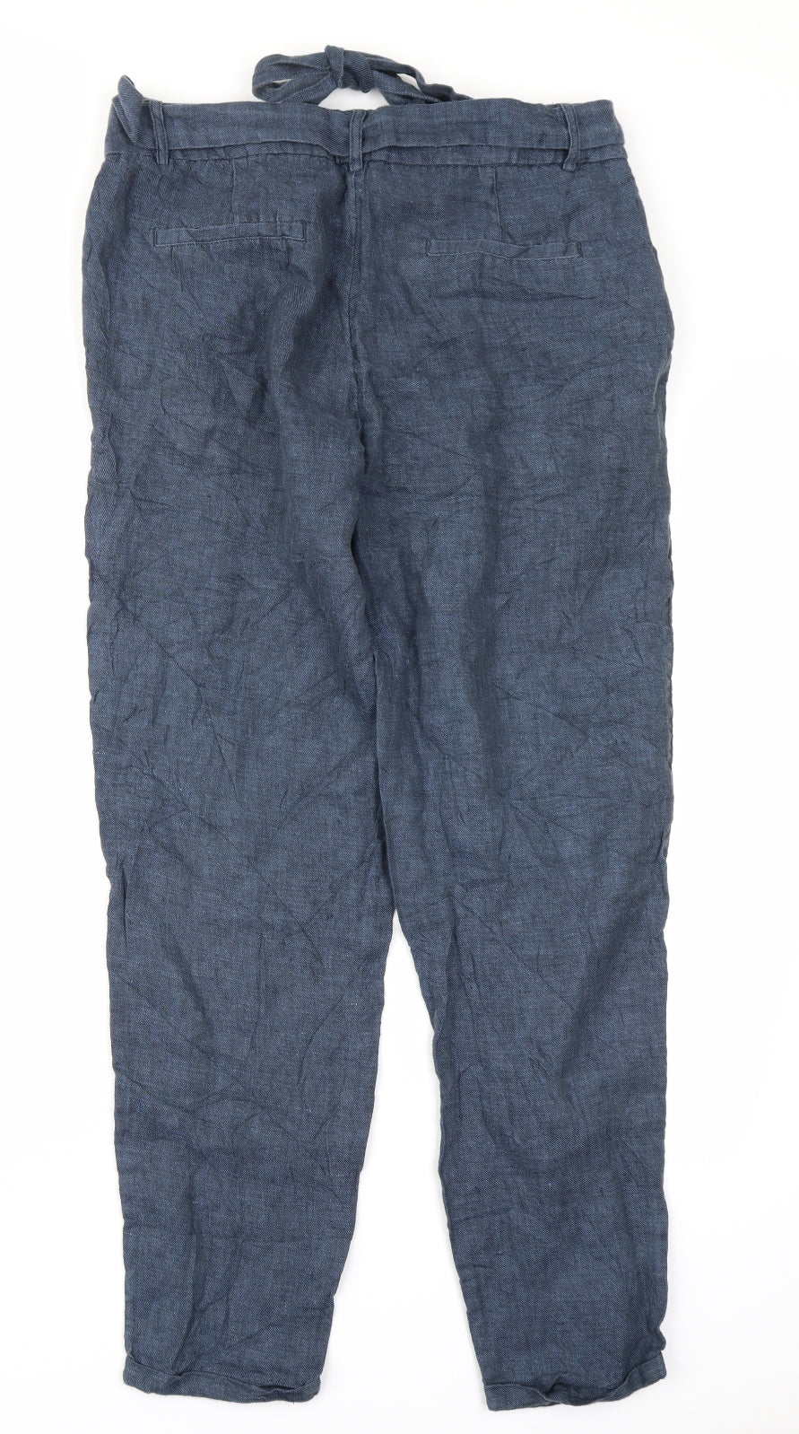 Monsoon Womens Blue   Trousers  Size 12 L27 in