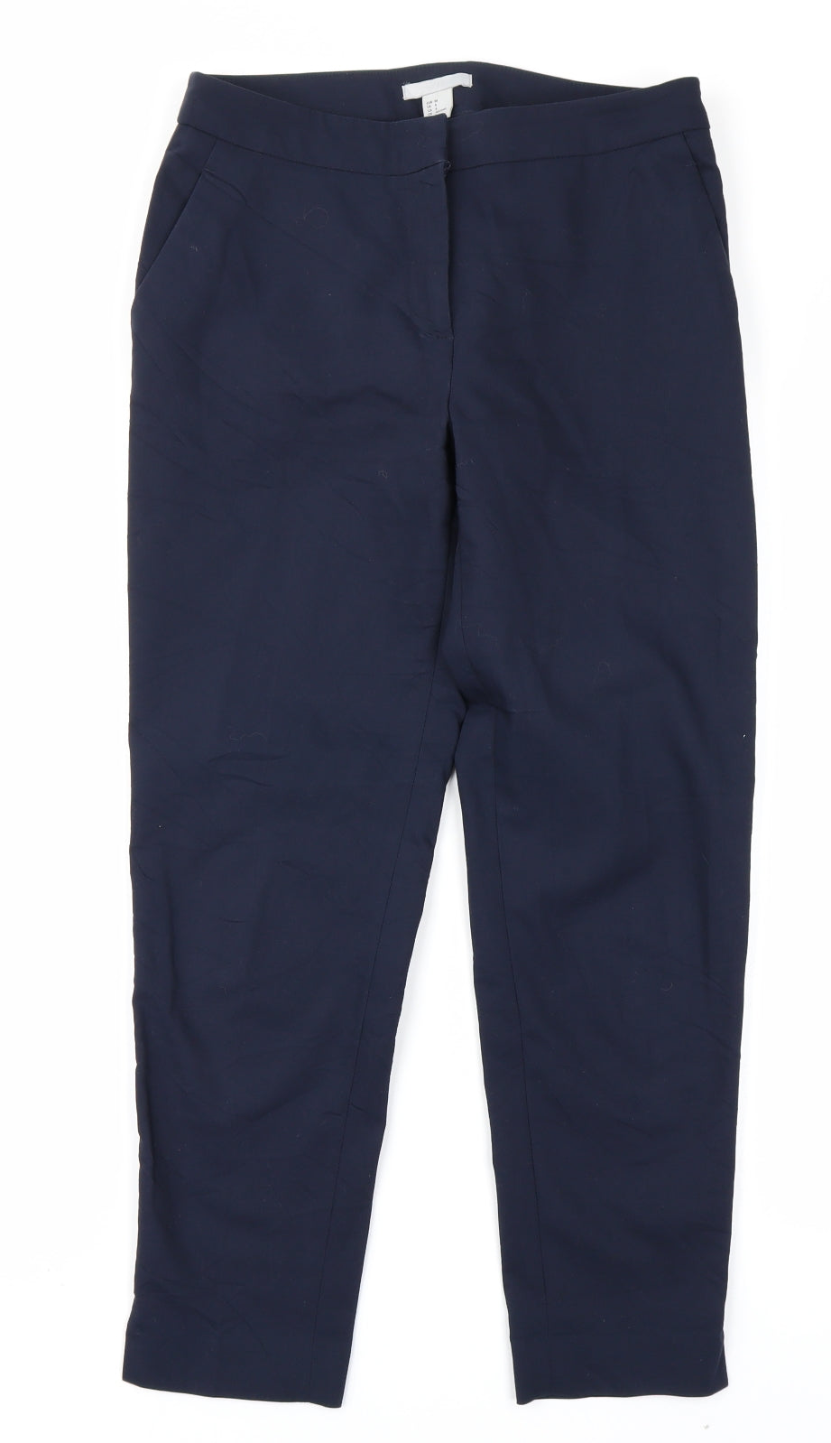 H&M Womens Blue   Trousers  Size 6 L23 in