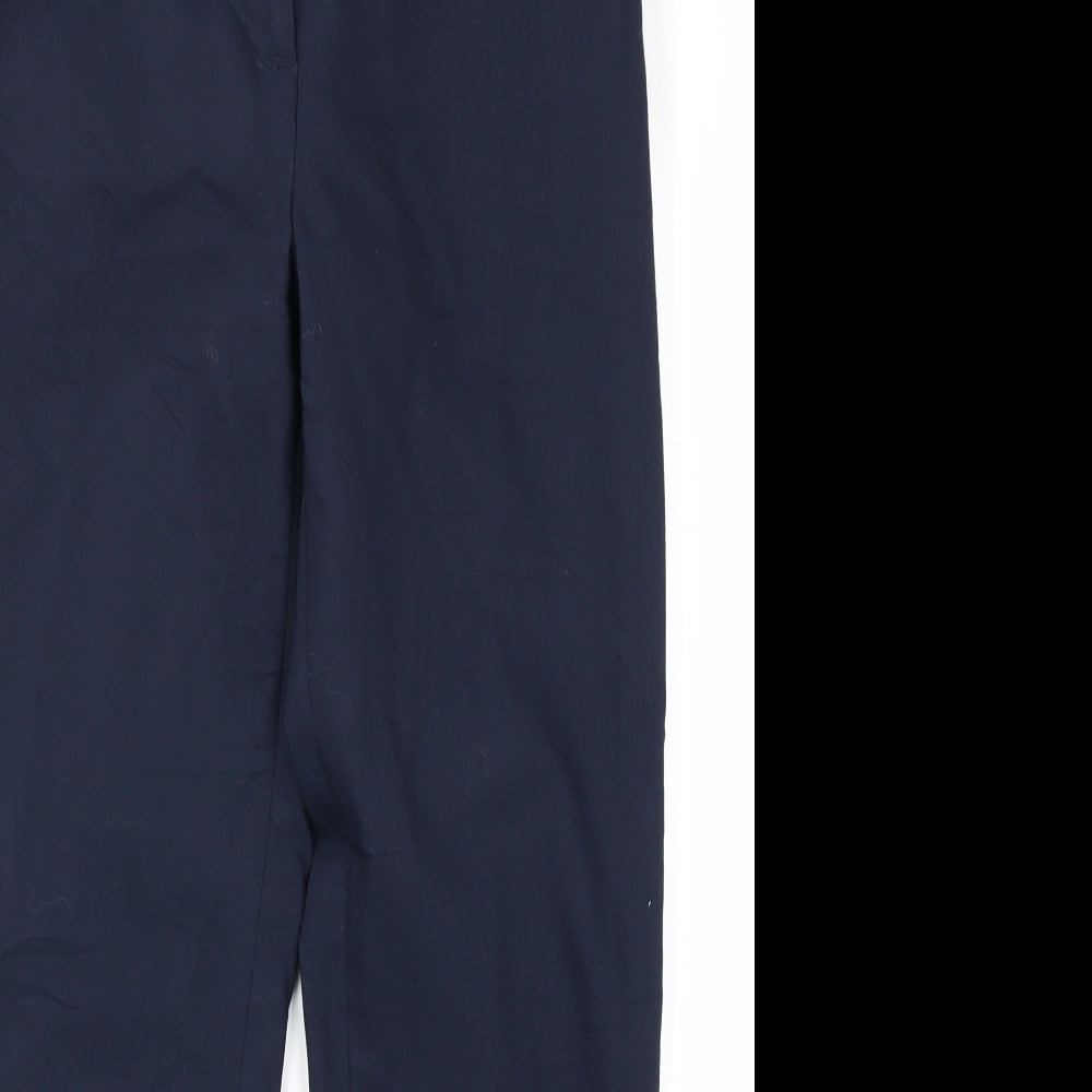 H&M Womens Blue   Trousers  Size 6 L23 in