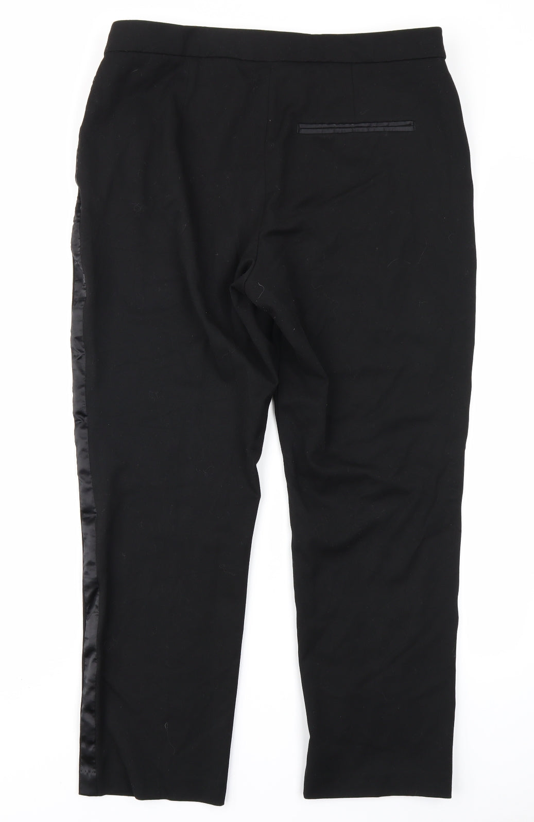 H&M Womens Black   Trousers  Size 14 L24 in