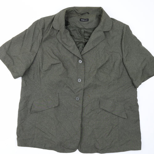 essence Womens Green   Basic Blouse Size 24