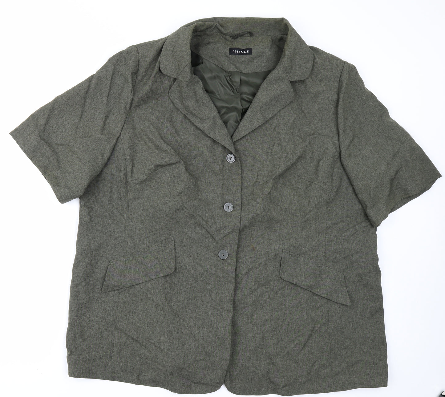 essence Womens Green   Basic Blouse Size 24