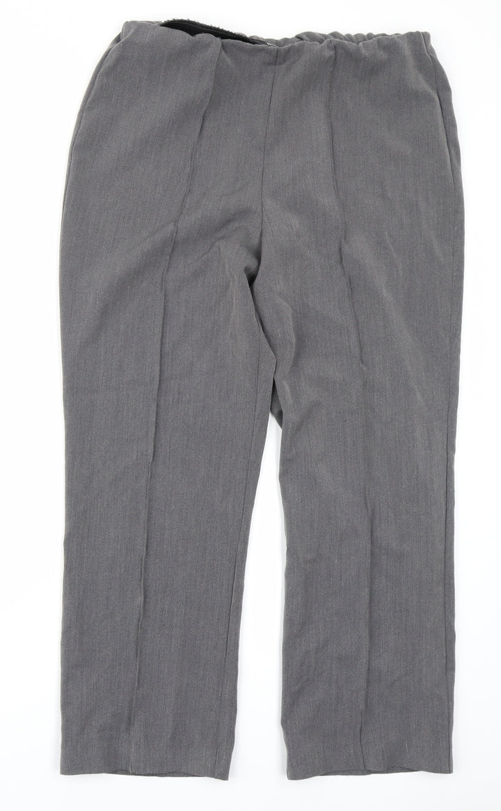 Bonmarché Womens Grey Trousers Size 12 L25 in