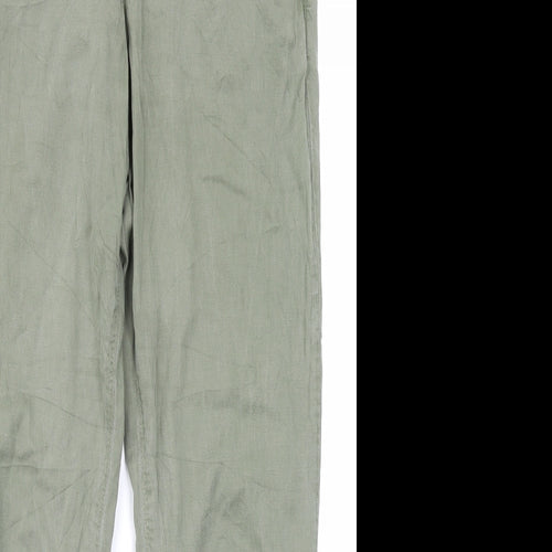 Zara Womens Green   Cargo Trousers Size 8 L26 in
