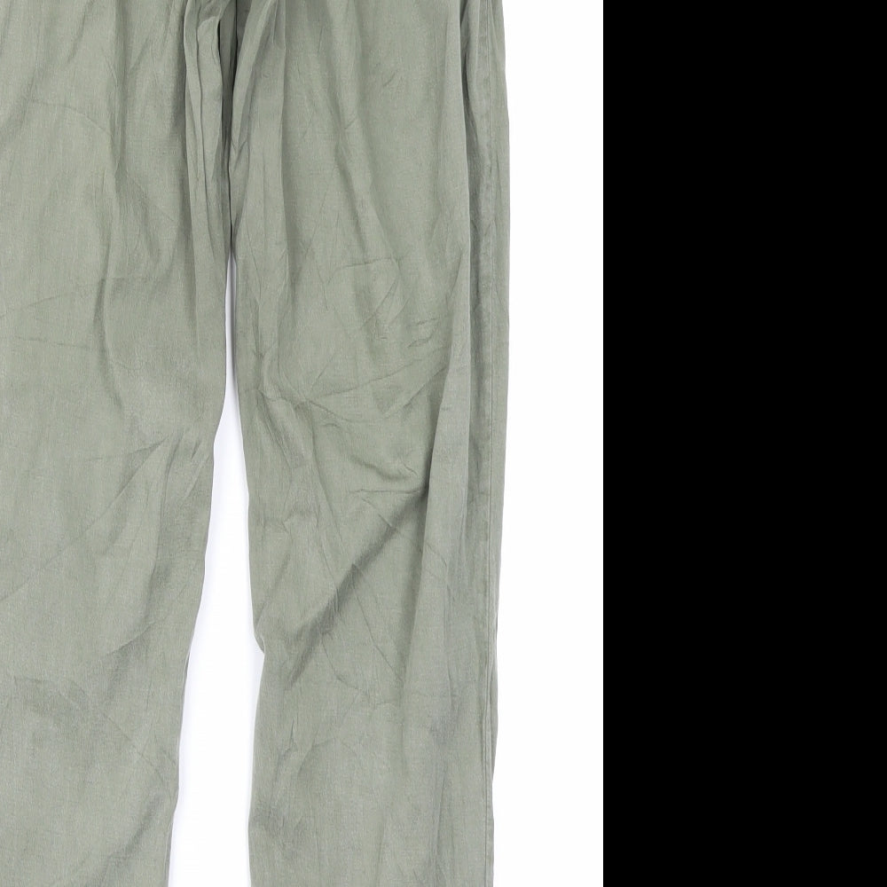 Zara Womens Green   Cargo Trousers Size 8 L26 in