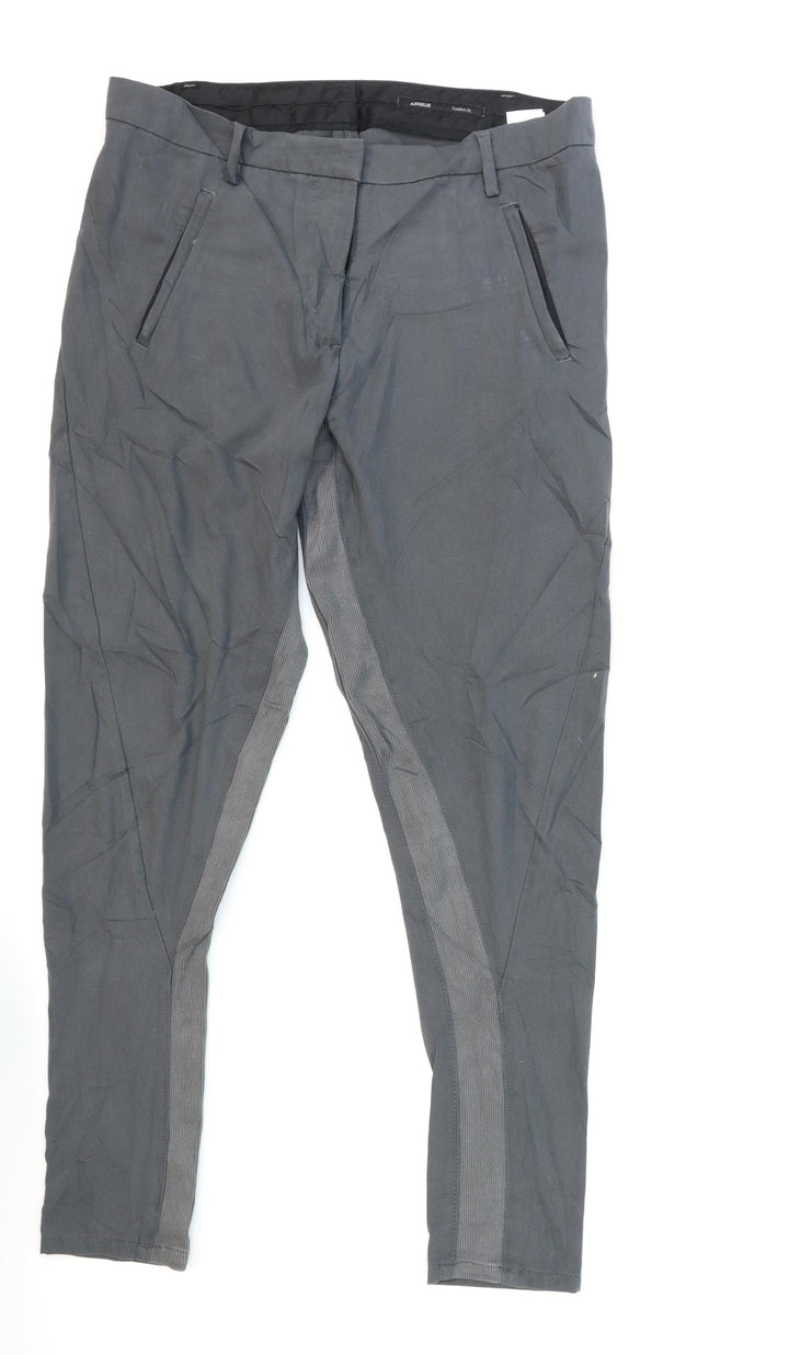 Angie Womens Grey Trousers Size 29 in L28 in