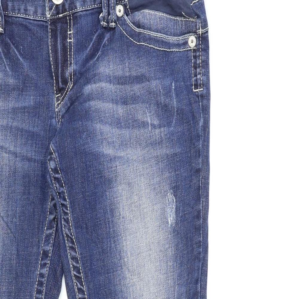 NEXT Womens Blue  Denim Straight Jeans Size 12 L28 in