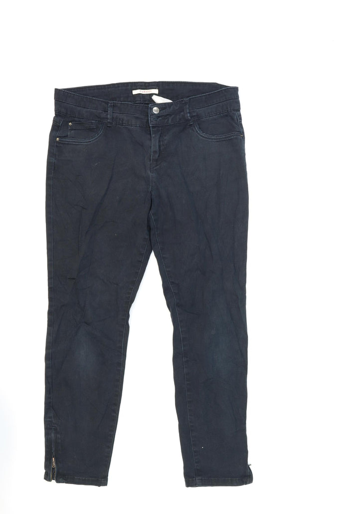 Camaïeu Womens Blue  Denim Skinny Jeans Size 32 in L26 in