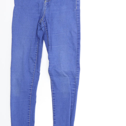 Denim & Co. Womens Blue  Denim Skinny Jeans Size 10 L28 in