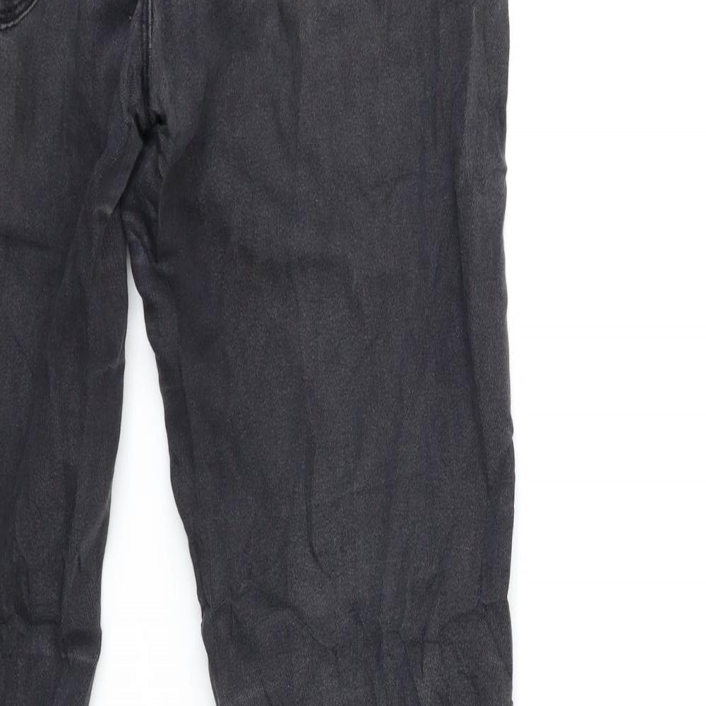 Denim & Co. Womens Grey  Denim Skinny Jeans Size 8 L28 in