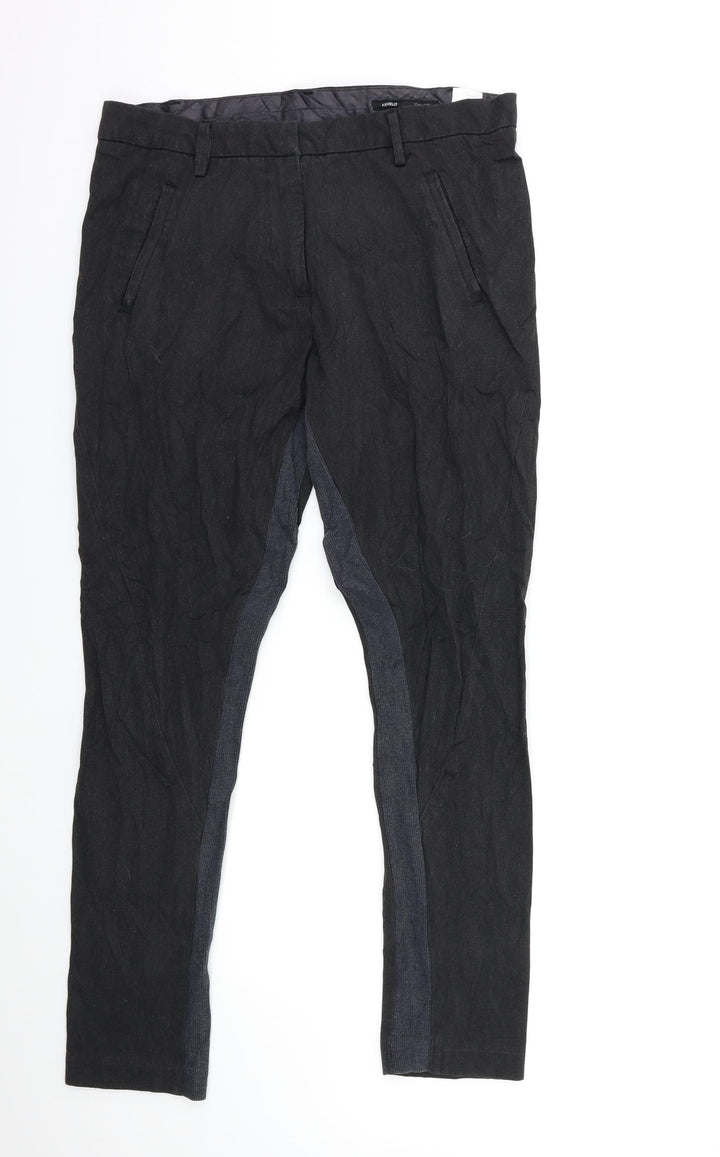 ANGELE Womens Black  Denim Skinny Jeans Size 32 in L30 in