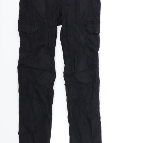 H&M Womens Black  Denim Skinny Jeans Size 6 L29 in
