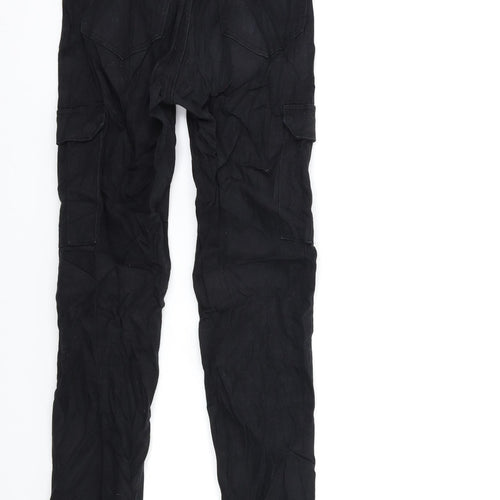 H&M Womens Black  Denim Skinny Jeans Size 6 L29 in