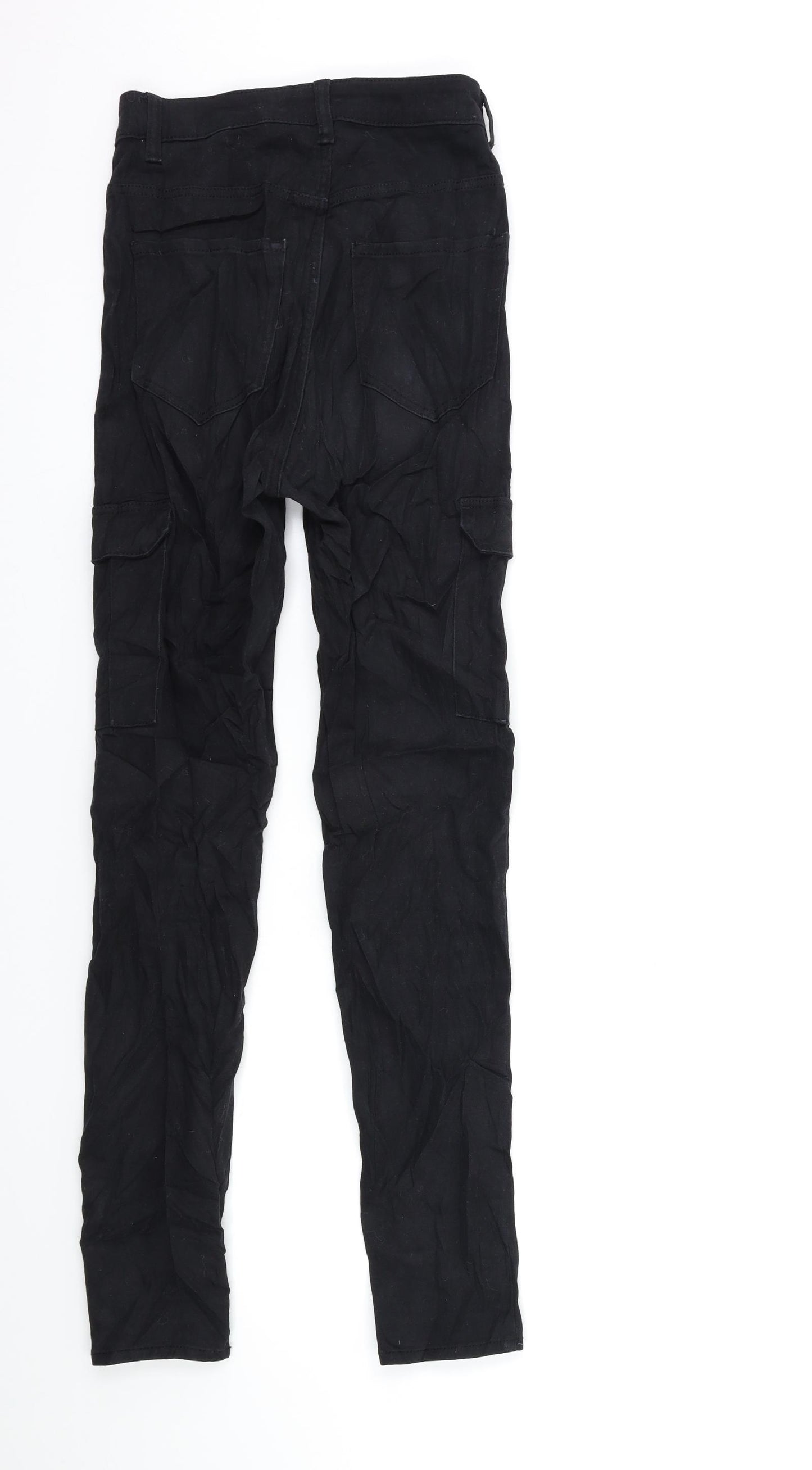 H&M Womens Black  Denim Skinny Jeans Size 6 L29 in