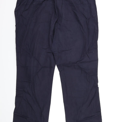 Marks and Spencer Womens Blue   Trousers  Size 20 L28 in