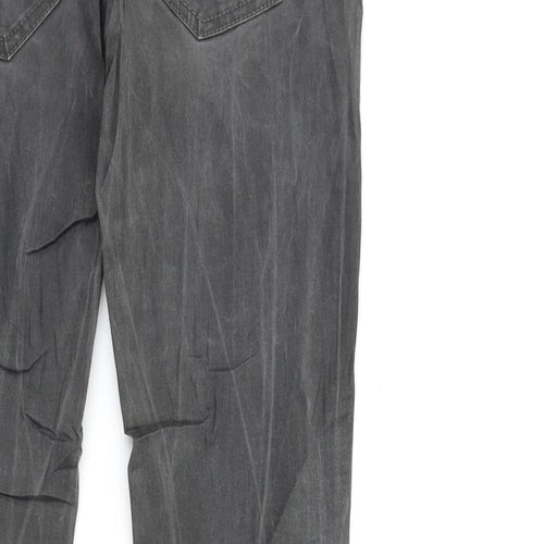 Mango Womens Grey  Denim Skinny Jeans Size 8 L29 in
