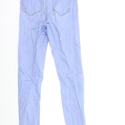 Denim & Co. Womens Blue  Denim Skinny Jeans Size 4 L28 in