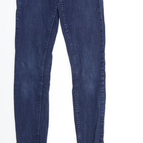 Zara Womens Blue  Denim Skinny Jeans Size 6 L31 in