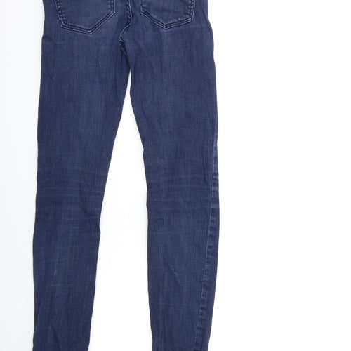 Zara Womens Blue  Denim Skinny Jeans Size 6 L31 in