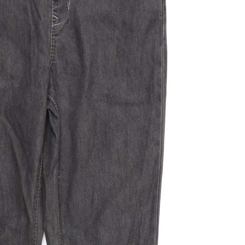 Denim & Co. Womens Grey  Denim Jegging Jeans Size 10 L30 in