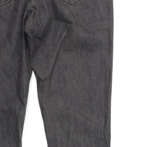Denim & Co. Womens Grey  Denim Jegging Jeans Size 10 L30 in