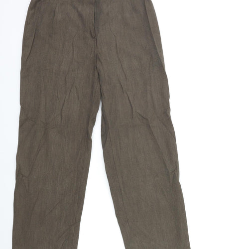Poppy Womens Brown   Trousers  Size 14 L30 in