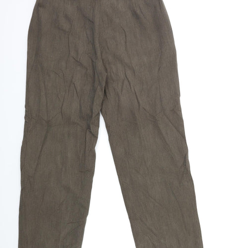 Poppy Womens Brown   Trousers  Size 14 L30 in