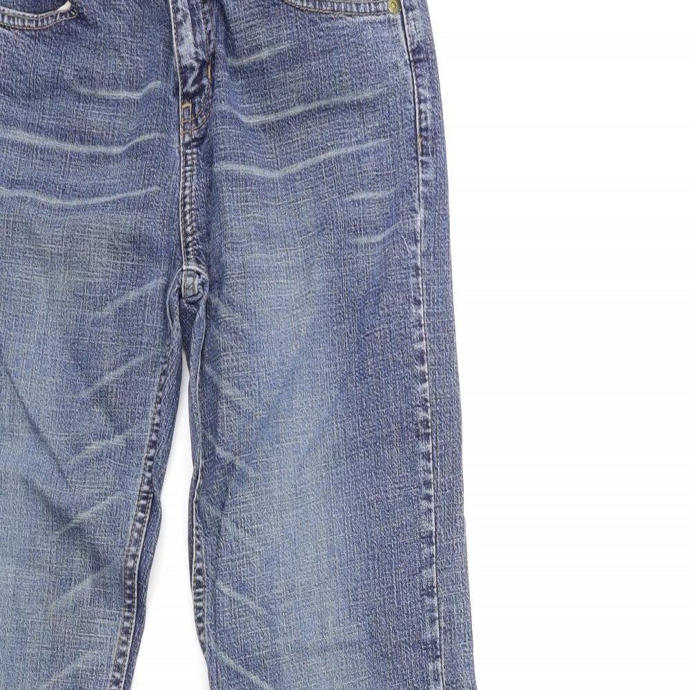 River Island Womens Blue  Denim Flared Jeans Size 10 L30 in