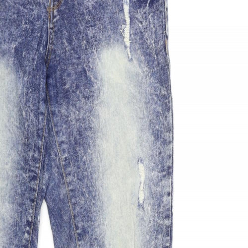 PARISIAN SIGNATURE Womens Blue  Denim Skinny Jeans Size 10 L30 in
