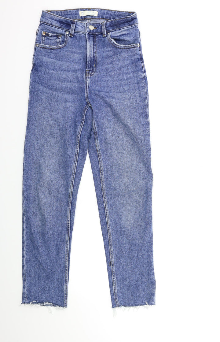 Denim & Co. Womens Blue Denim Skinny Jeans Size 6 L27 in